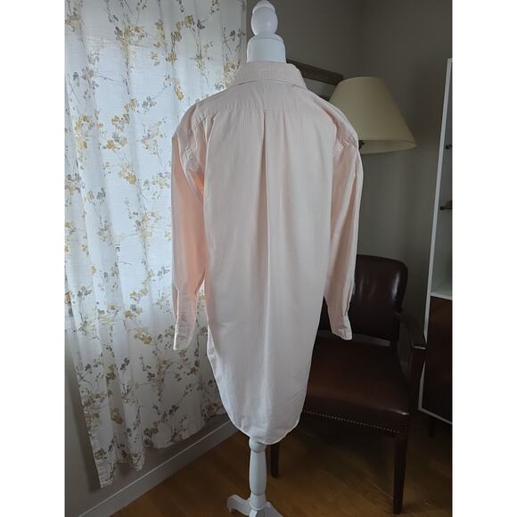 Polo Ralph Lauren Stripe Oxford Shirt Dress Pink/White S Preppy Designer - Picture 3 of 10